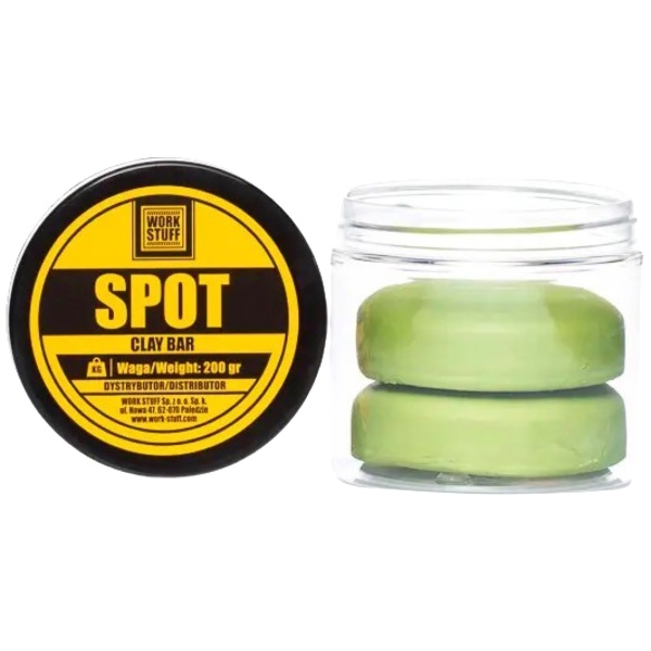 Work Stuff Spot Clay Bar Argila Decontaminare Medie 200G WS-093